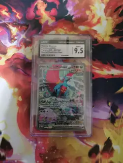 Pokemon TCG Roaring Moon EX Special Illustration, CGC 9.5, Paradox Rift 251/182 - Image 2