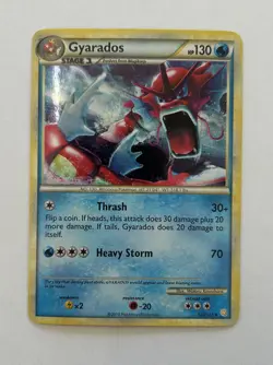 Gyarados 123/123 Shiny Pokemon TCG HeartGold SoulSilver Holo Foil Rare - Image 1