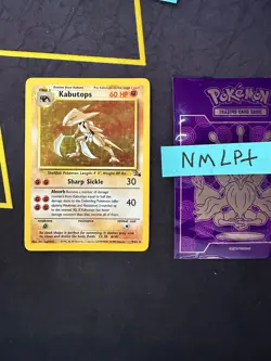 Pokemon TCG Kabutops 9/62 Fossil Unlimited Holo WOTC 1999 148 💎NM LP+💎 - Image 1