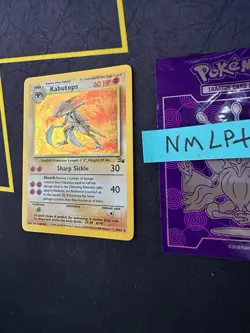 Pokemon TCG Kabutops 9/62 Fossil Unlimited Holo WOTC 1999 148 💎NM LP+💎 - Image 3