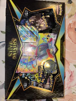 Pokemon TCG: Shining Fates Premium Collection Set Shiny Dragapult VMAX 820650808715 - Image 1