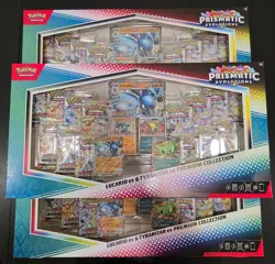 Pokemon Lucario Ex Tyranitar Ex Premium Collection Prismatic Evolution - Image 3