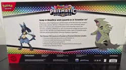Pokemon Lucario Ex Tyranitar Ex Premium Collection Prismatic Evolution - Image 4