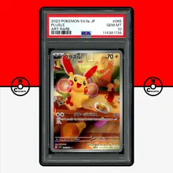 Pokemon PSA 10 SET Plusle Minun 065/062 066/062 AR Raging Surf sv3a Japanese - Image 3