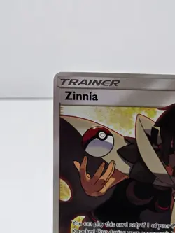 POKEMON Zinnia 70/70 Full Art Trainer Supporter Dragon Majesty 2018 - Image 3