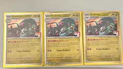 Drakloak 129/167 (x3) Play! Pokemon Prize Pack 6 Cosmo Holo Twilight Masquerade - Image 1