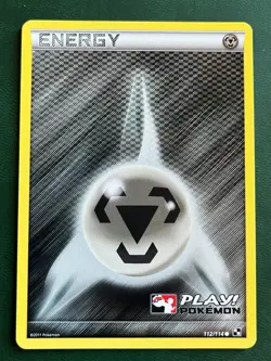 Pokemon Metal Energy League Promo 112/114 Holo Black & White NM - Image 1