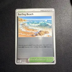 Surfing Beach 129/132 Mega Evolutions Reverse Holo Pokemon TCG NM - Image 1