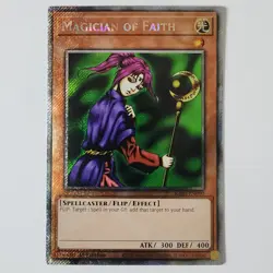 Magician of Faith - RA03-EN090 - NM - Platinum Secret Rare - 1st ed - Yugioh - Image 1