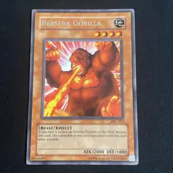 Yugioh IOC-013 Berserk Gorilla Unlimited Rare Effect - Image 1