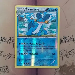 Swampert 35/160 Primal Clash Reverse Holo NM Pokemon Card English - Image 1