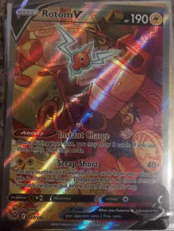 Pokemon TCG Rotom V Alternate Art Holo Ultra Rare Card Mint Condition #152 - Image 1