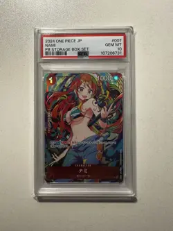 PSA 10 Nami ST01-007 C THE BEST Storage Box Set ONE PIECE Card Japanese 2024 - Image 1
