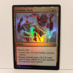 Frontline Rush Pokemon Trading Card MTG Card FOIL | (NM) Tarkir: Dragonstorm - Image 1
