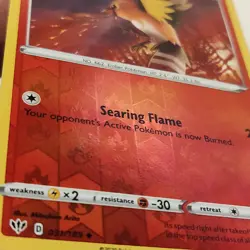 Fletchinder 031/189 Pokemon Trading Card Reverse Holo Darkness Ablaze NM Card - Image 2