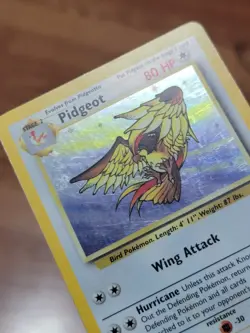 Pidgeot 8/64 MP! Holo Rare Jungle Set Unlimited Edition Pokemon Card 1999 WOTC - Image 2