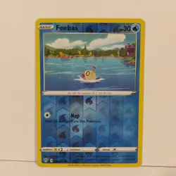 Feebas Darkness Ablaze Pokemon Trading Card #038/189Card Single Holo NM SWSH03 - Image 1