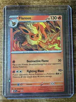 Flareon SVP 167 Black Star Promo Prismatic Evolutions Pokemon Card NM - Image 1