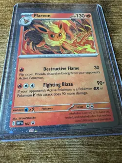 Flareon SVP 167 Black Star Promo Prismatic Evolutions Pokemon Card NM - Image 3