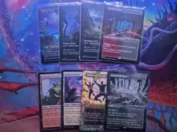 MTG Land Lot EOE, Unfinity, Spiderman, Duskmour, And Karlov Manor - Image 1