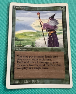 Fastbond - Revised - MTG - Magic the Gathering - Image 1