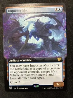 MTG - Imposter Mech (Extended Art) Commander: Kamigawa: Neon Dynasty - Image 1