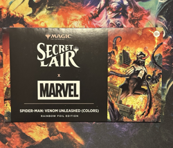 MTG Secret Lair x Marvel’s Spider-Man: Venom Unleashed Colors Foil Etd. In Hand - Image 1