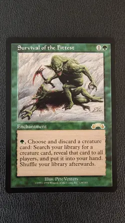Survival of the Fittest Exodus Regular MTG Magic EXO 1x NM ~ NM- - Image 2
