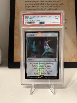 Mtg SERIALIZED 700/900 - Sol Ring - Human - LoTR - 410 - Mythic - Image 1