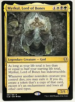 x1 Myrkul, Lord of Bones R MTG Commander Legends: Battle for Baldur's Gate M/NM, - Image 1
