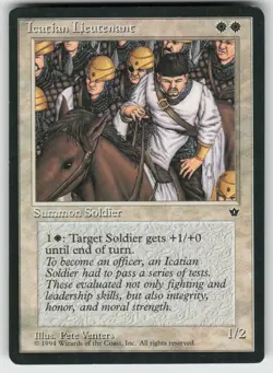 Icatian Lieutenant R Fallen Empires MTG - Image 1