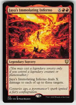 Jaya's Immolating Inferno R Commander Legends 415 MTG - Image 1