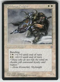 Kjeldoran Knight R Ice Age MTG - Image 1