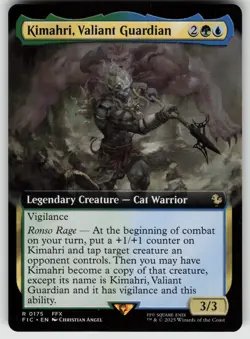 Kimahri, Valiant Guardian (Extended Art) R Commander: FINAL FANTASY 175 MTG - Image 1