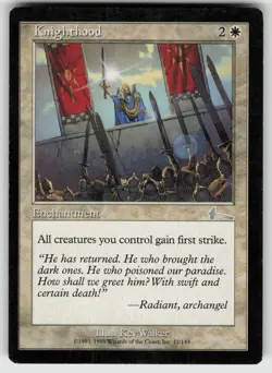Knighthood U Urza's Legacy 12 MTG - Image 1