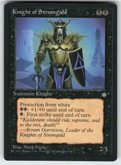 Knight of Stromgald U Ice Age MTG - Image 1