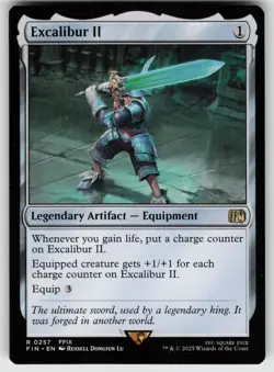 Excalibur II R FINAL FANTASY 257 MTG - Image 1