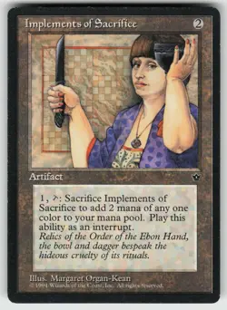 Implements of Sacrifice R Fallen Empires MTG - Image 1