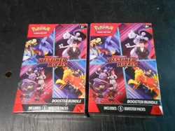 Pokemon Scarlet & Violet Destined Rivals Booster Bundle Box NEW Sealed Lot of 2 - Image 1