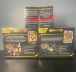 pokemon mega evolution etb set w/ 2 booster bundles - Image 2