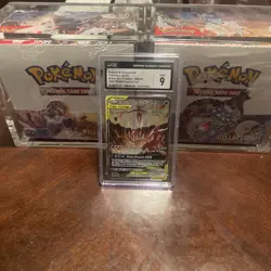 Pokemon 2 Booster BoxesPaldea Evolved, Stellar Crown And Cgc 9 Espeon And Deoxys - Image 1