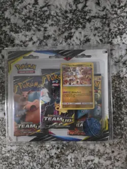 Pokemon TCG Sun & Moon Team Up 3 Booster Blister Sealed - Image 1