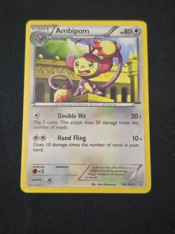 Ambipom 100/124 Dragons Exalted Regular Pokemon TCG Light Played Condition - Image 1