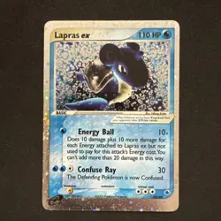 Lapras ex 99/109 Ruby and Sapphire Holo Pokemon - Image 1
