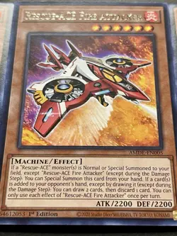 2x Rescue-Ace Impulse | Super Rare | + Rescue-Ace Fire Attacker | Rare | YuGiOh! - Image 4