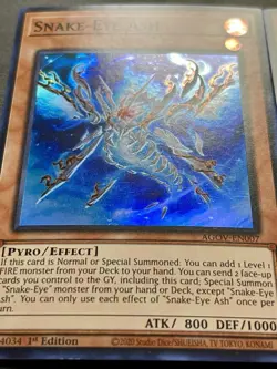 3x Snake-Eye Ash | AGOV-EN007 | Super Rares | NM | 1st Edition | YuGiOh! - Image 2