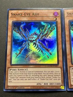 3x Snake-Eye Ash | AGOV-EN007 | Super Rares | NM | 1st Edition | YuGiOh! - Image 3