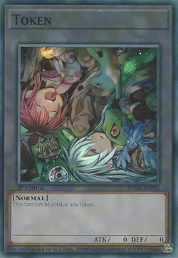 Yugioh! LP Token - SDCH-ENT02 - Super Rare - 1st Edition Lightly Played, English - Image 1