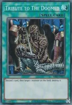 Yugioh! LP Tribute to The Doomed - MRD-EN057 - Super Rare - Unlimited 25th Anniv - Image 1