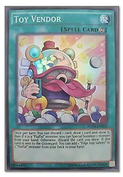Yugioh! LP Toy Vendor - FUEN-EN024 - Super Rare - Unlimited Edition Lightly Play - Image 1